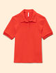 Rode top tricot hemdkraag I.Code-7