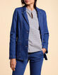 Veste de costume en jean bleu authentique I.Code-2