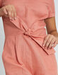 Combi short pastèque en lin imprimé or I.Code-5