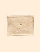 Mini pochette dorée cuir irisé I.Code-1