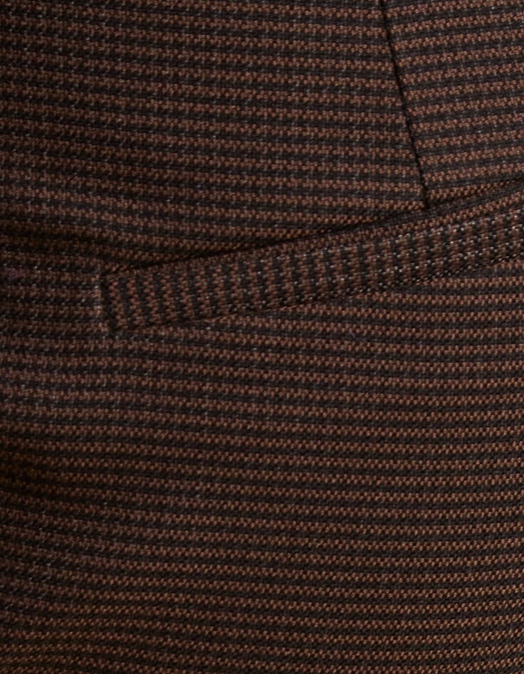 Camel geklede broek pied-de-puce-motief I.Code-8 Camel geklede broek pied-de-puce-motief I.Code-8