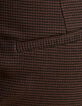 Camel geklede broek pied-de-puce-motief I.Code-8 Camel geklede broek pied-de-puce-motief I.Code-8