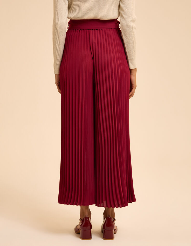 Pantalon large rose plissé I.Code-5