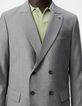 Graue Zweireiher-Anzugjacke f&uuml;r Herren-5