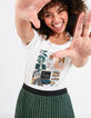 Tee-shirt blanc cassé bio visuel bureau I.Code -1
