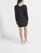 Omkeerbare jurk met ginkgo- en pictogramprint I.Code-2