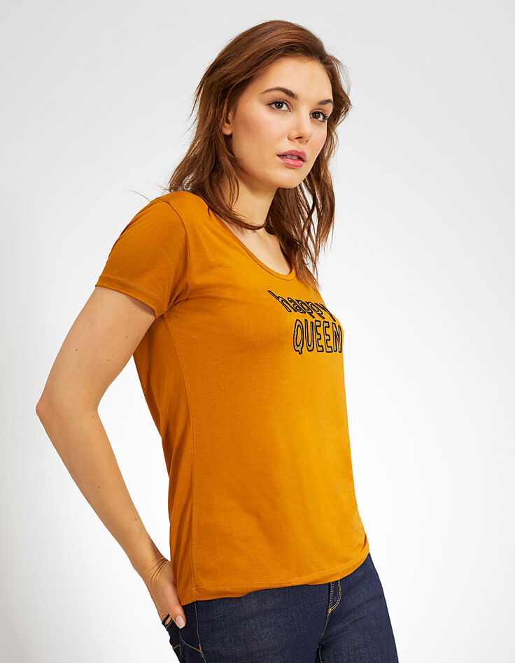 Tee-shirt ambre Happy Queen I.Code-5