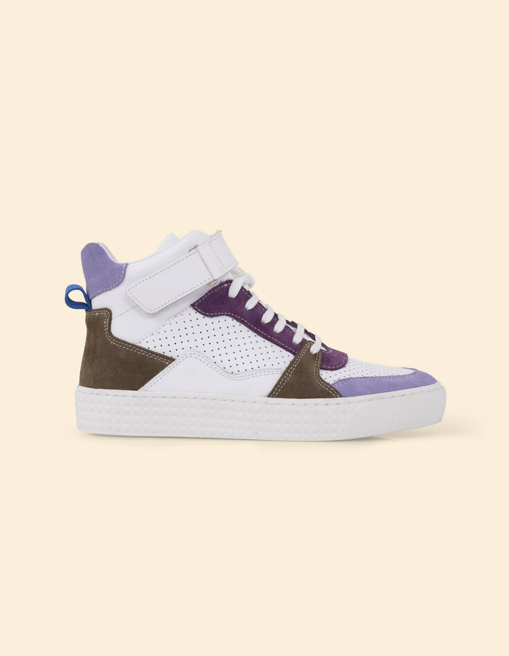Weiße Sneakers parma/khaki Leder I.Code x THE FEEBLES-2