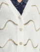Gebroken wit vest in mohair I.Code-4