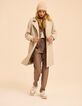 I.Code camel joggers with elasticated waist-7