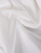 Tee-shirt manches courtes blanc message brodé noir I.Code-8