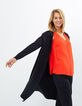 Manteau noir en maille I.Code-3