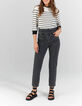 Grijze slouchy jeans inzetten en ceintuur I.Code-5