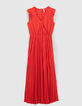 Robe longue cherry plissée I.Code-5