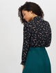 Camisa negra estampado tipo neón-2