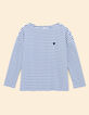 Matrosenjacke blau silbern gestreift Herzstick I.Code-5