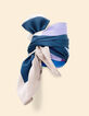 Blaues Tuch Grafik-Blumenmotiv I.Code x THE FEEBLES-3