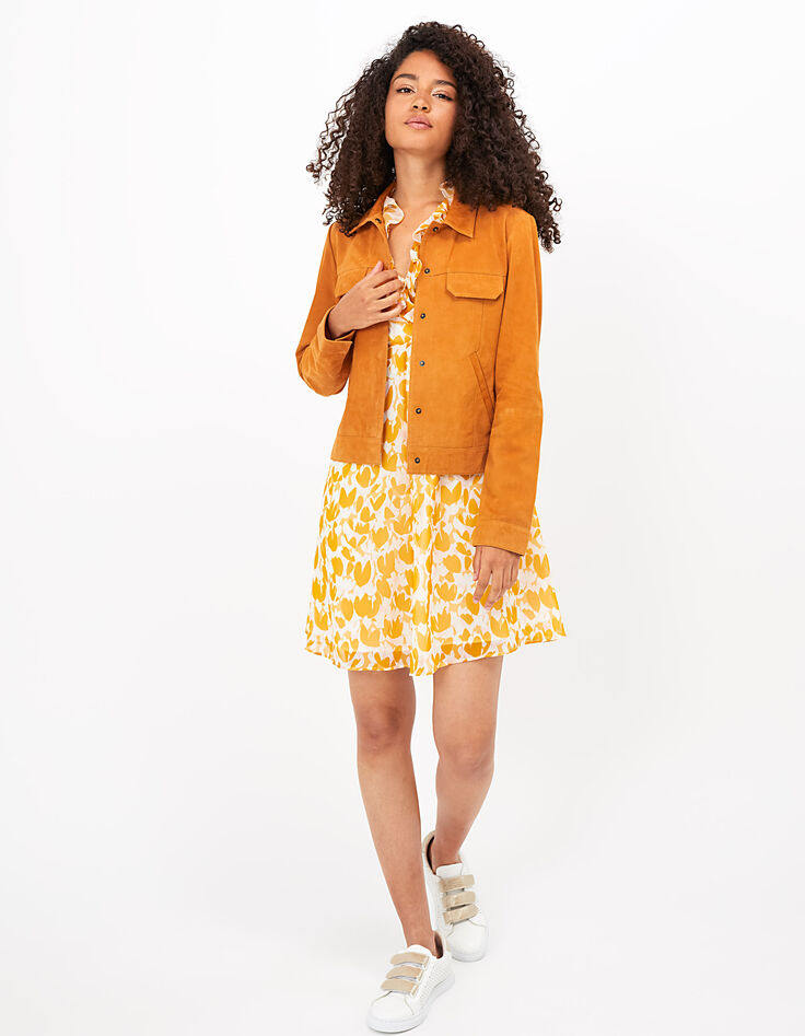 Vestido amarillo de flores I.Code-7