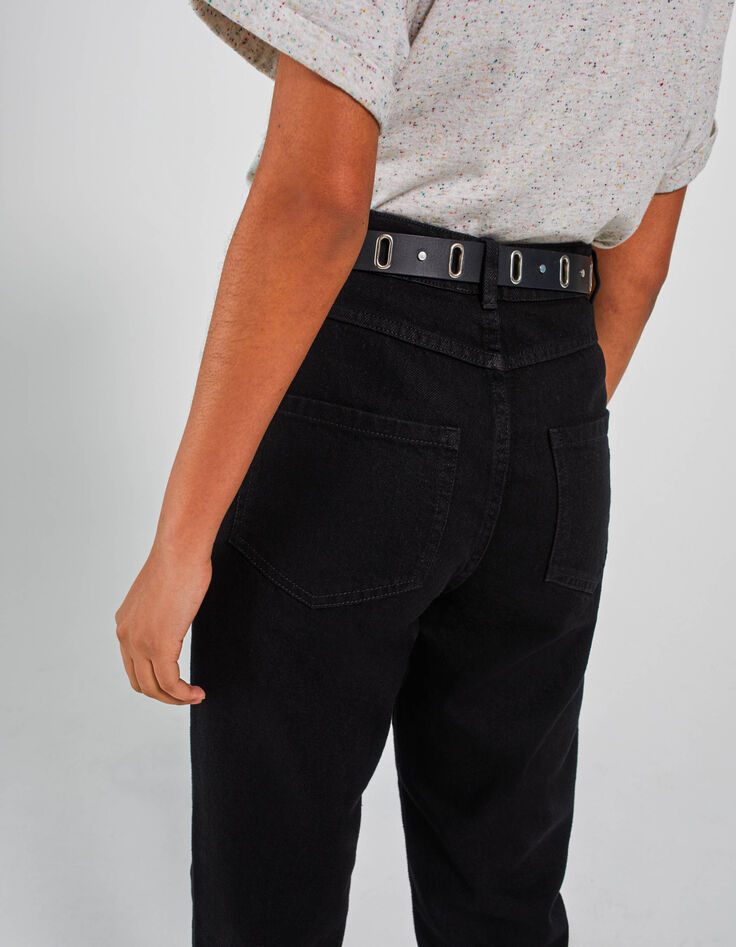 Vaqueros slouchy grises botones fantasía I.Code-5