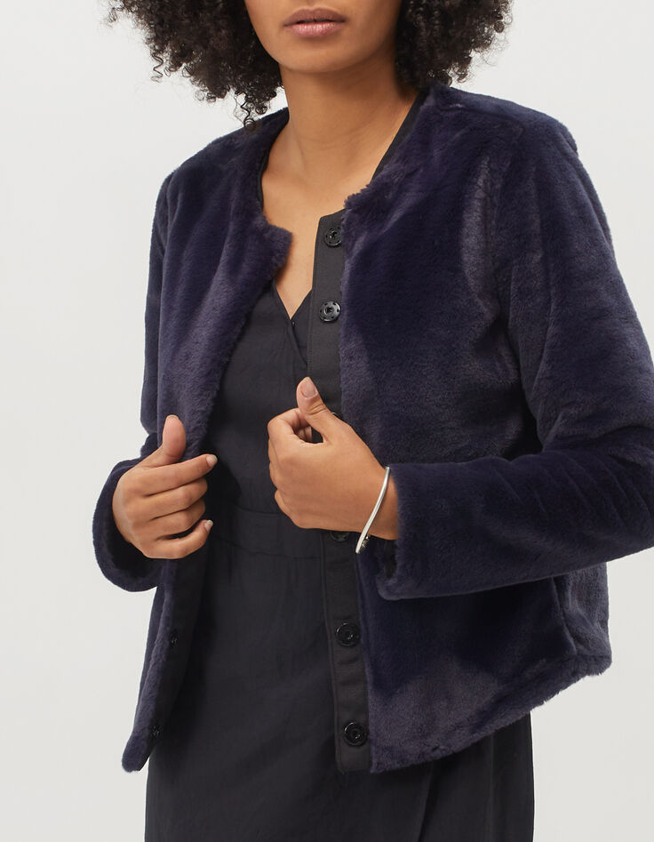 Manteau court night blue I.Code-1 Manteau court night blue I.Code-1