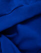 Blaues Sweatshirt Veloursflock-Monogramm I.Code-6
