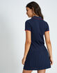 Robe marine soulignée de rouge I.Code-5