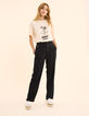Black cotton linen suit pants I.Code-1