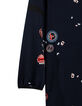Robe navy écussons I.Code-3