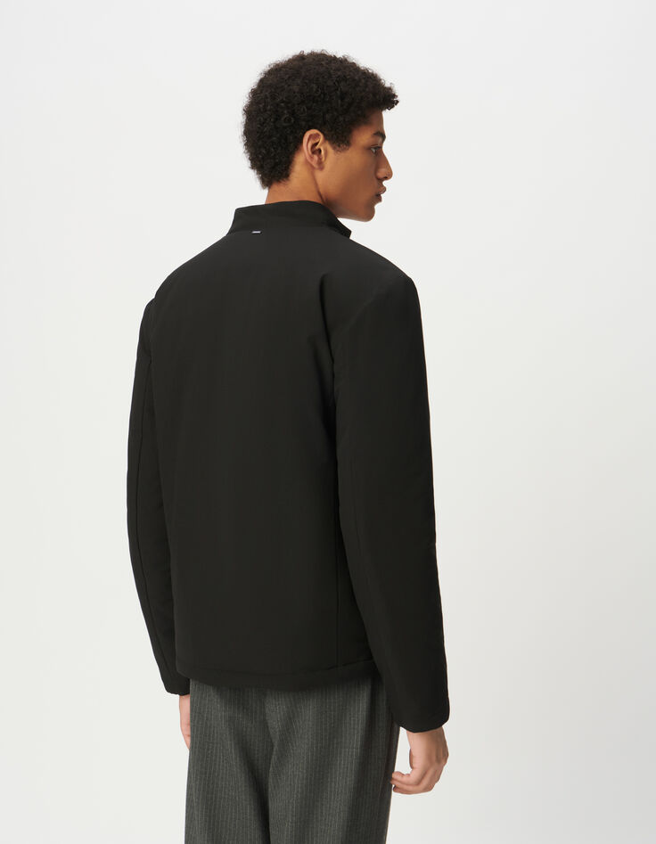 Schwarze Herren-Speppjacke Stehkragen-3