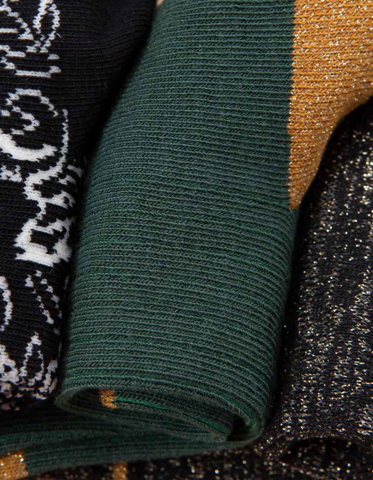 Lot 3 paires de chaussettes femme I.Code-7