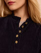 I.Code navy corduroy dress-4