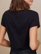 Camiseta negra motivo Tokio I.Code-3