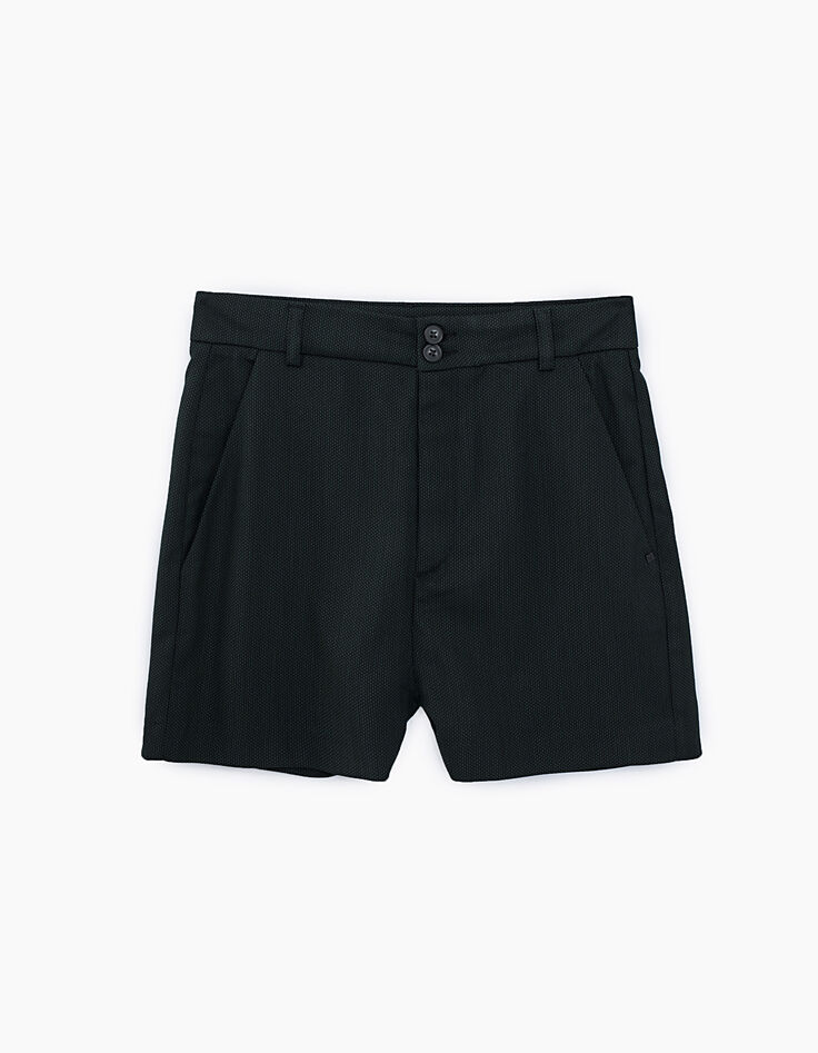 Short verde de tela jacquard I.Code-1