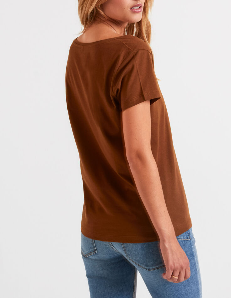 Tee-shirt camel bio à message I.Code -2
