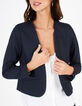 Veste navy blue jacquard minimaliste I.Code-4