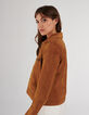 I.Code fawn suede jacket-6