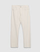 Serge Herren ecru gerade Jeans-7