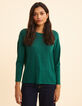 T-shirt vert lurex maille nid d'abeille I.Code-3