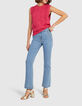 Jersey magenta punto sin mangas I.Code-4