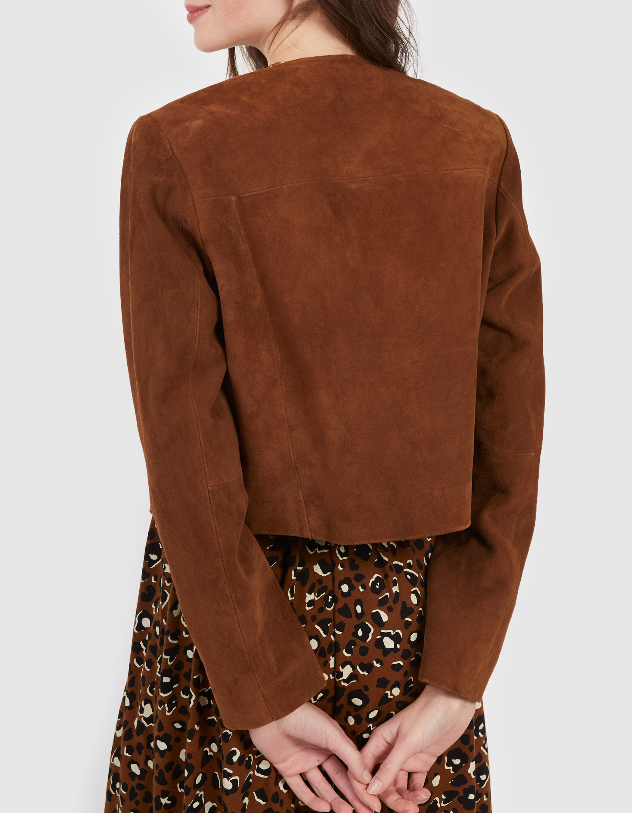 Veste courte camel online