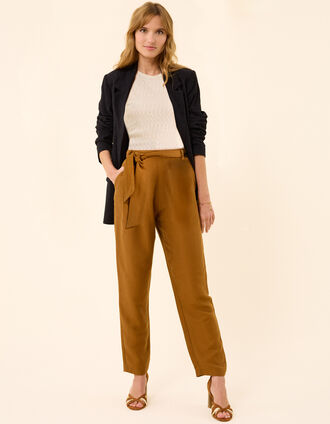 Camel I.Code suit pants
