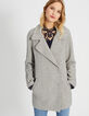 Manteau marine jacquard fantaisie I.Code-3