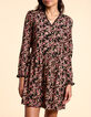 Zwarte jurk Indiase bohemian print I.Code-2