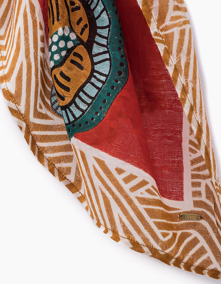 I.Code poppy Sublime banana wax print scarf-4 I.Code poppy Sublime banana wax print scarf-4