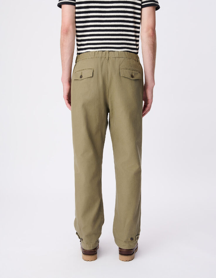 Zimmermannshose khaki Bio-Baumwolle Herren-4