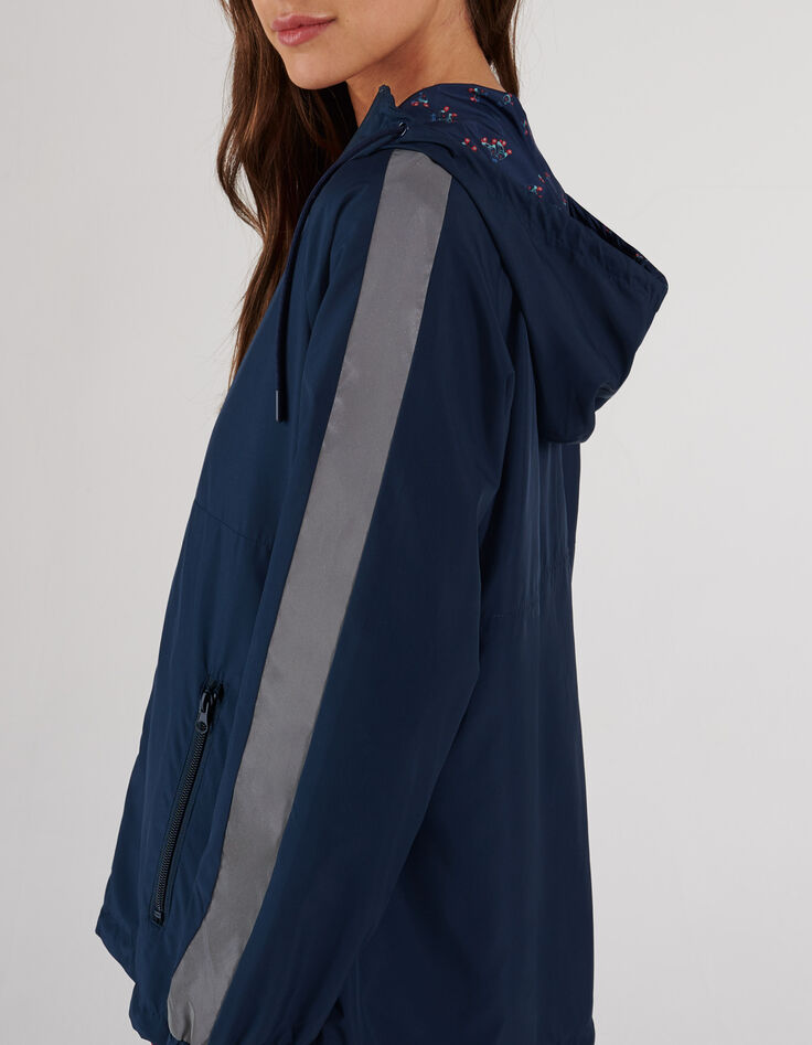 I.Code navy/rollerskate print reversible windcheater-1 I.Code navy/rollerskate print reversible windcheater-1