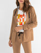 Veste de costume beige à capuche amovible I.Code-1