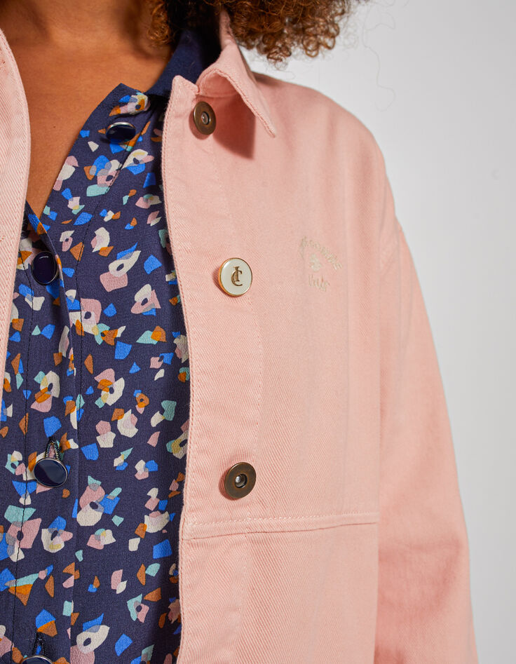 Blushrosa Jeansjacke I.Code-4