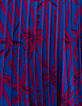 Indigo palm tree print top I.Code-7