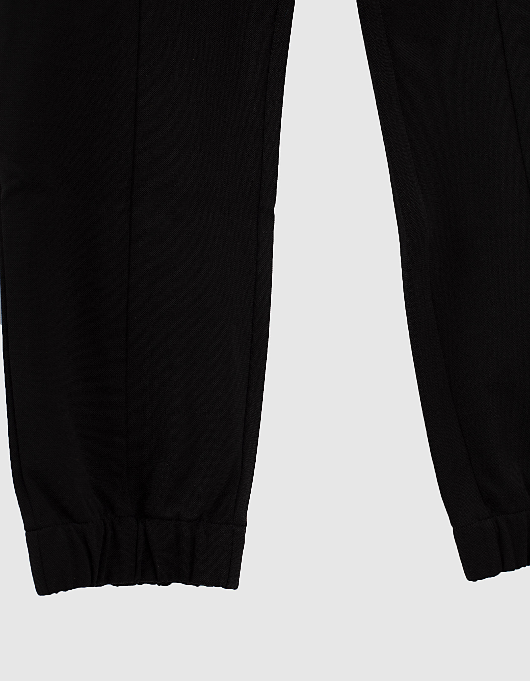 I.Code black knit treggings with elasticated cuffs